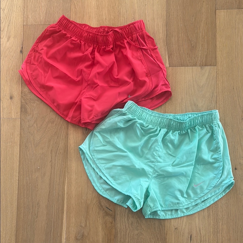 Nike Vibrant pink and Mint Green/blue Shorts